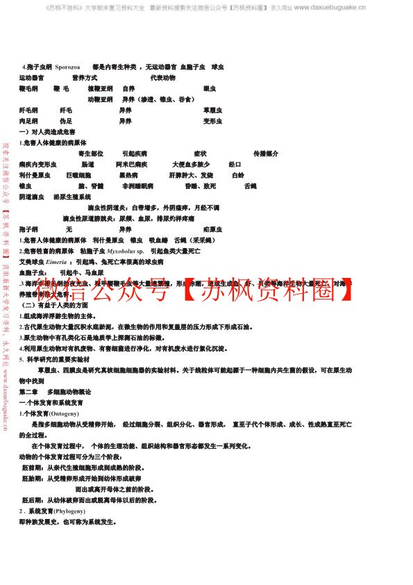 普通动物学